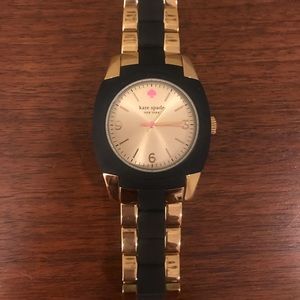 Kate Spade Watch-Black & Gold